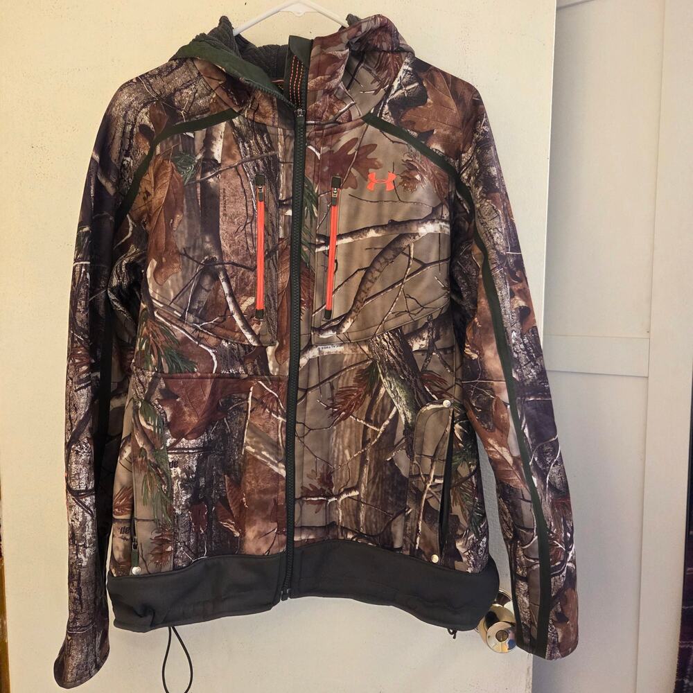 Under Armour W's Scent Control  Camo Hunting Jacket Pink Accent L